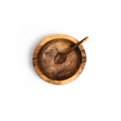 Noble Gas3a en Bois de Noyer - 25cm (1 personne), Avec cuillères
